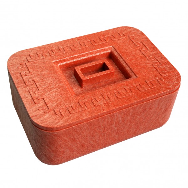 MULTI PURPOSE SERVER de plástico color paprika, rectangular, L 18,5, B 13 H 9