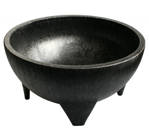 GRANDOTE, black plastic serving bowl ideal for bottles, out Ø32,7cm / H16,7cm