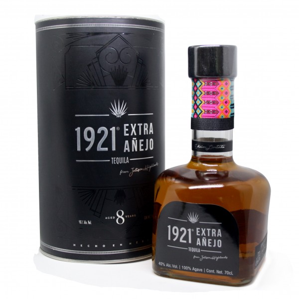 TEQUILA 1921 EXTRA ANEJO 700ml 40%Vol 100% AGAVE bottle